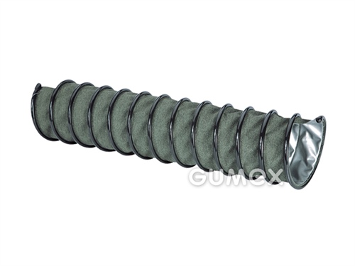 CP ARAMID 461 PROTECT, 75/89mm, -0,23bar, Gewebe mit Aramid, Zinkspirale, +300°C, Khaki, 